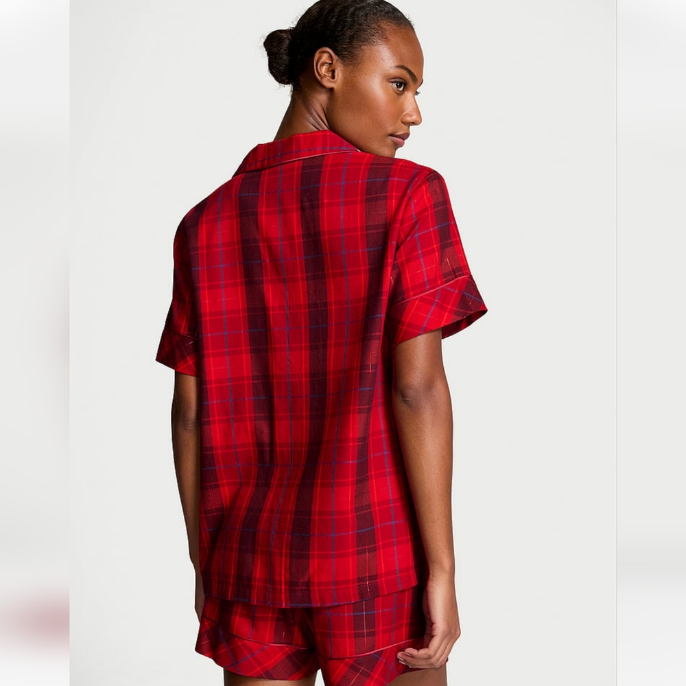 Victoria's Secret Flannel Short Pajama Set - Picture 3 of 3